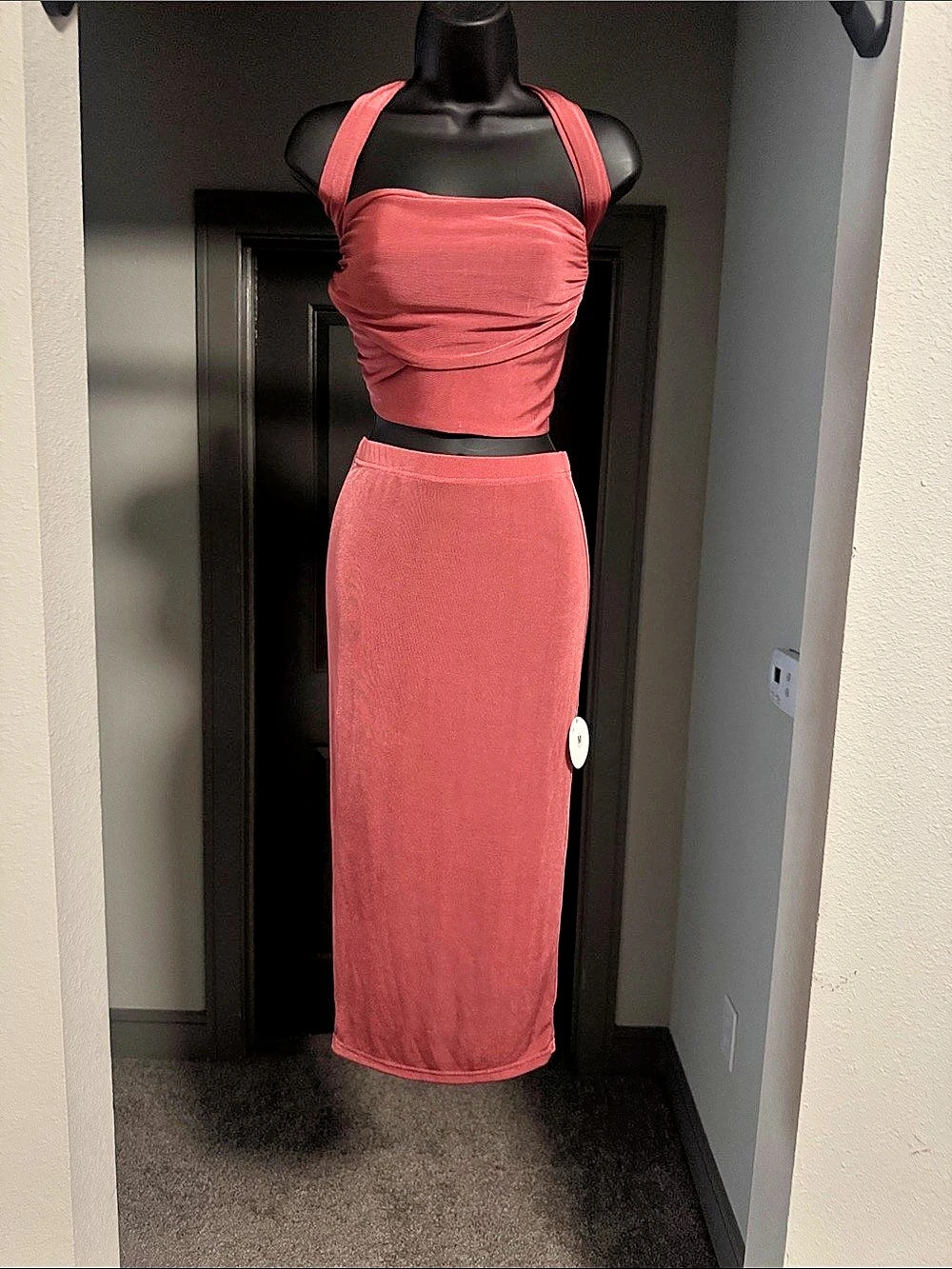 Medium.Medium.LaFleur dress/skirt set Midi Skirt Set Pink Size Medium NWT